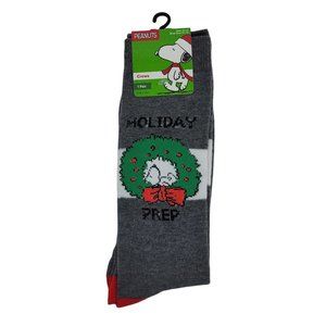 Peanuts, Snoopy Christmas Socks, HOLIDAY PREP, Crew Socks